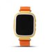 Ceas Smartwatch cu GPS Copii iUni Q80, Telefon incorporat, Buton SOS, Bluetooth, Portocaliu